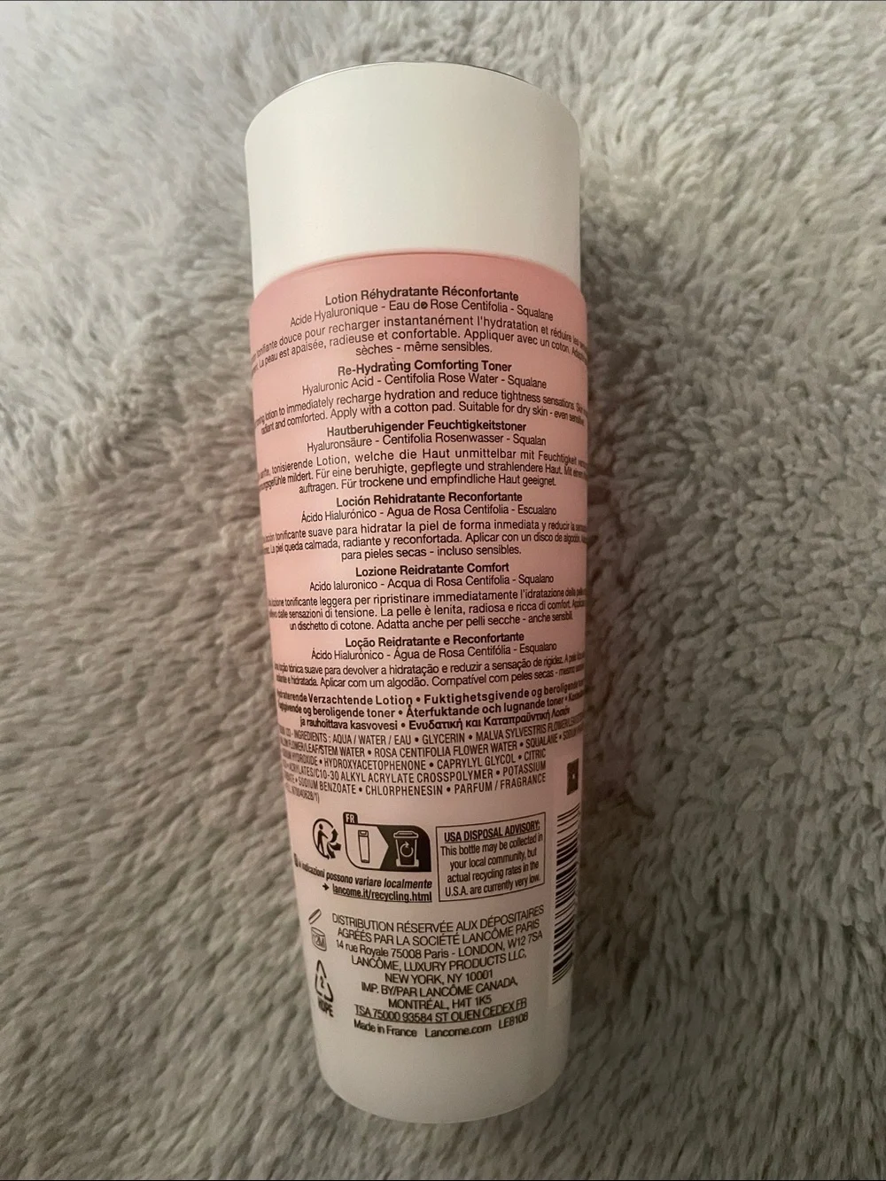 Lancome hydrating toner